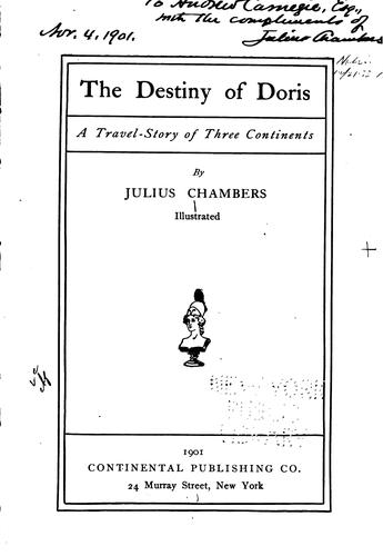 Cover for The destiny of Doris