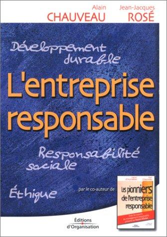 Cover for L'Entreprise responsable 