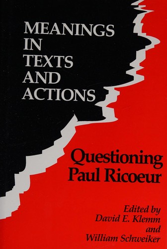 Cover for Meanings in texts and actions