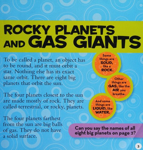 Cover for Book of planets