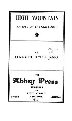 Cover for High mountain