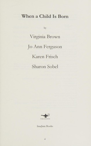 Cover for When a child is born