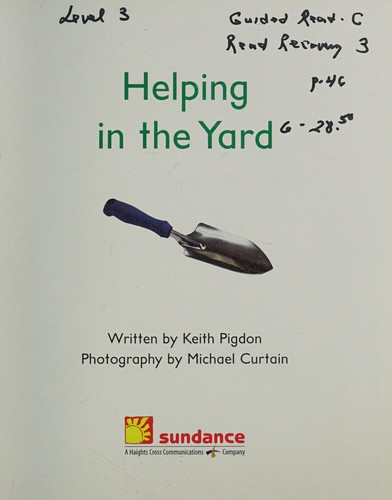 Cover for Helping in the yard