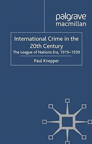 Cover for International Crime in the 20th Century