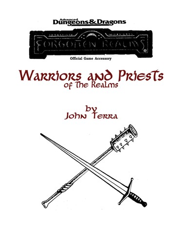 Cover for Warriors and Priests of the Realms