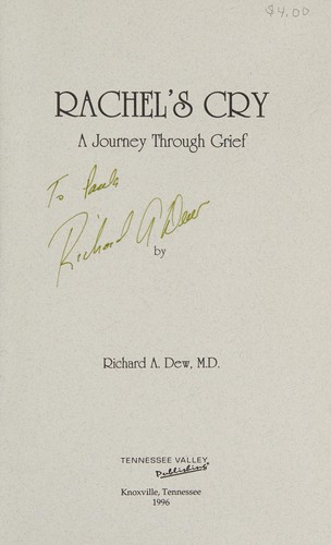 Cover for Rachel's cry