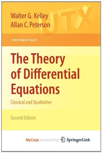 Cover for The Theory of Differential Equations