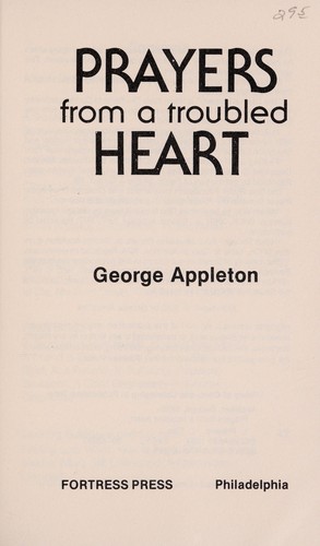 Cover for Prayers from a troubled heart