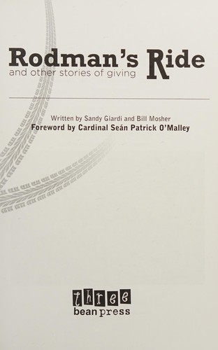 Cover for Rodman's Ride and Other Stories of Giving