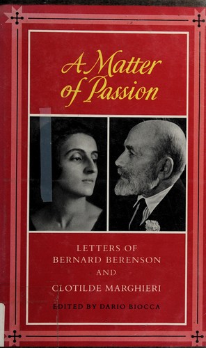 Cover for A matter of passion