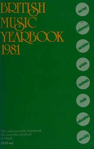 Cover for British music yearbook.