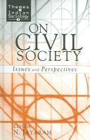 Cover for On Civil Society ; Issues and Perspectives