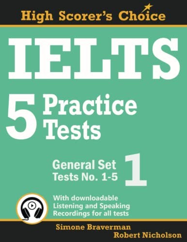 Cover for IELTS 5 Practice Tests, General Set 1