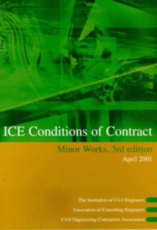 Cover for ICE Conditions of Contract for Minor Works