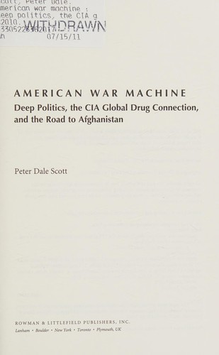 Cover for American war machine