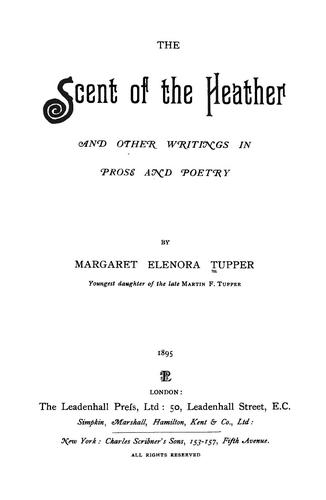 Cover for The scent of the heather