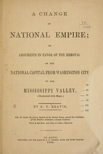 Cover for change of national empire