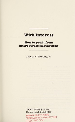Cover for With interest