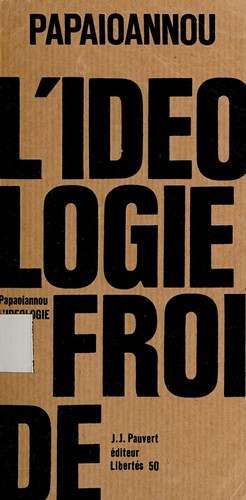 Cover for L' Idéologie froide