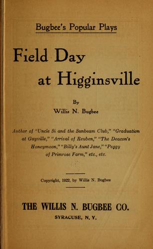 Cover for Field day at Higginsville