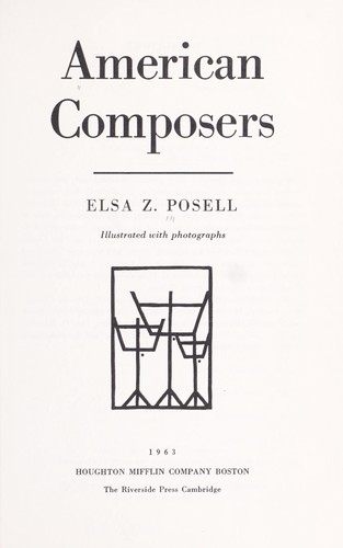 Cover for American composers.