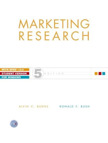 Cover for Marketing Research & SPSS 13.0 Student CD Pkg. (5th Edition)