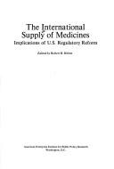 Cover for The International supply of medicines