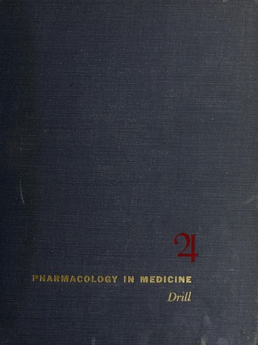 Cover for Pharmacology in medicine