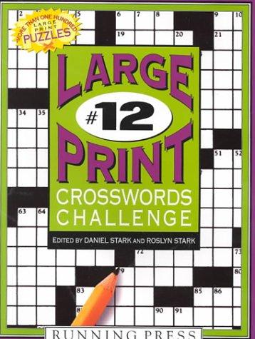 Cover for Large Print Crosswords Challenge #12