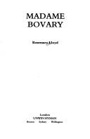 Cover for Madame Bovary