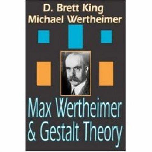 Cover for Max Wertheimer and Gestalt Theory
