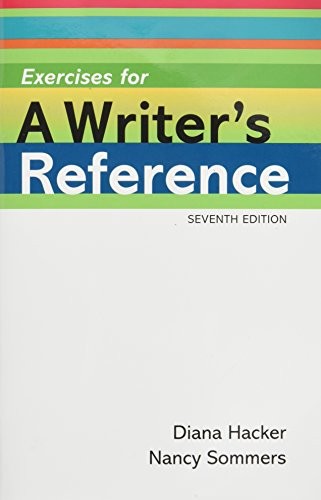 Cover for Exercises for A Writer's Reference Compact Format