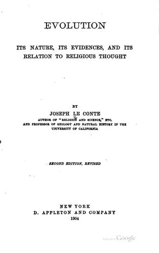 Cover for Evolution