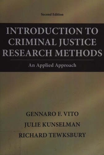 Cover for Introduction to criminal justice research methods
