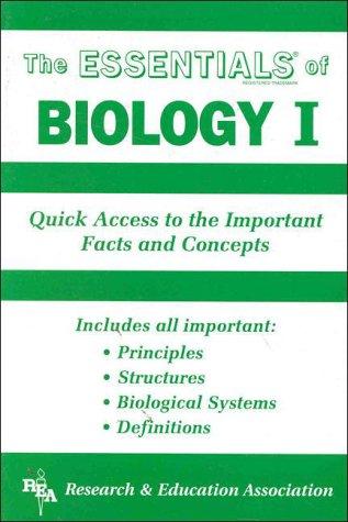 Cover for Essentials of Biology I (Essentials)