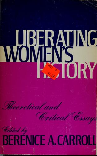 Cover for Liberating women's history