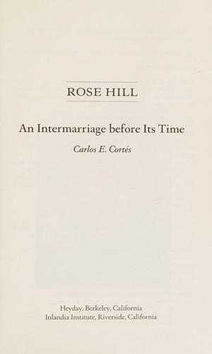 Cover for Rose Hill