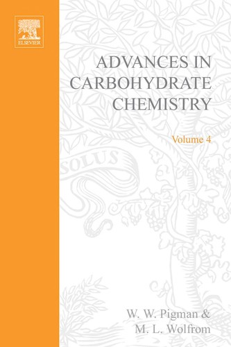Cover for Advances in carbohydrate chemistry