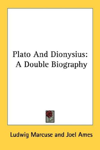 Cover for Plato And Dionysius