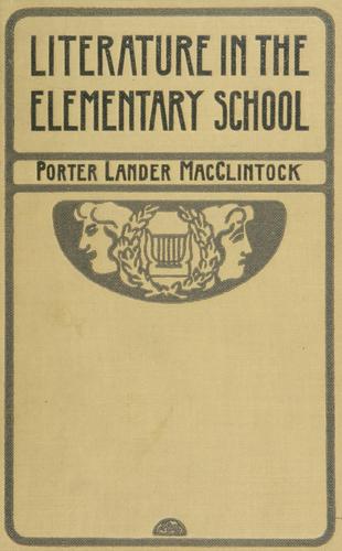Cover for Literature in the elementary school
