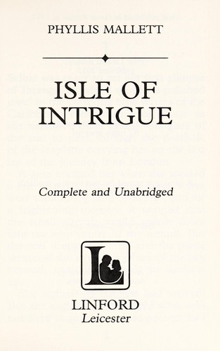 Cover for Isle of Intrigue