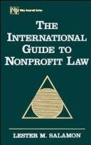 Cover for The international guide to nonprofit law