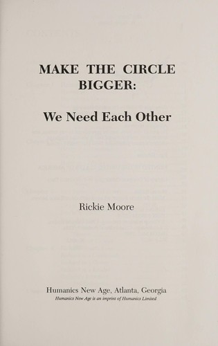 Cover for Make the circle bigger
