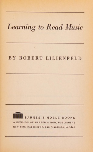 Cover for Learning to read music