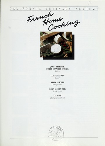 Cover for French Home Cooking