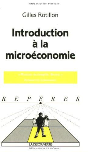 Cover for Introduction à la microéconomie