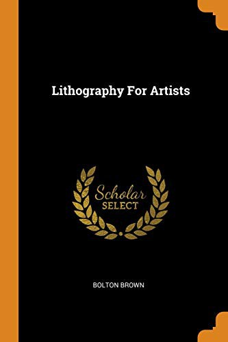 Cover for Lithography For Artists