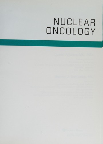 Cover for Nuclear oncology