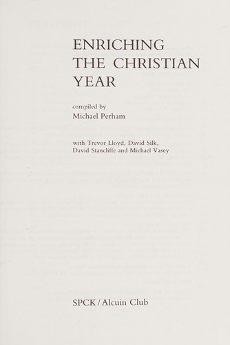 Cover for Enriching the Christian year