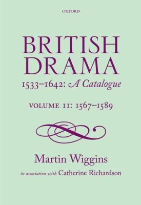Cover for British Drama 1533 1642 A Catalogue